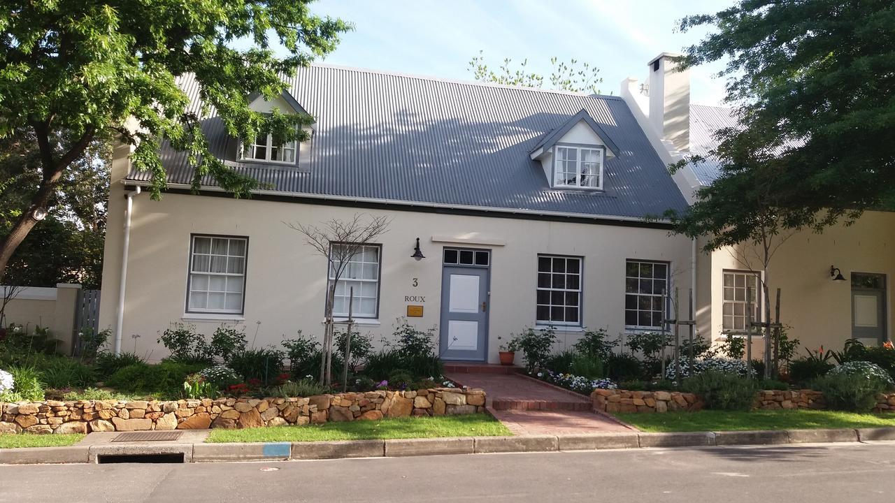 3 On Roux Bed and Breakfast Franschhoek Eksteriør billede